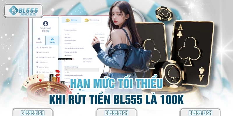hạn mức tối thiểu khi rút tiền 