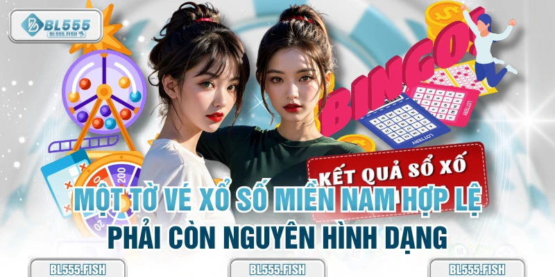 một tờ vé số hợp lệ 